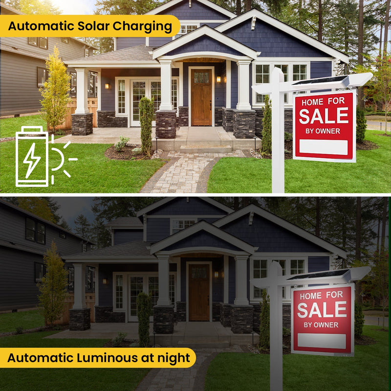 Brighticonic Solar Sign Lights: Illuminate Advertising and Real Estate, BICSSL-01 Brighticonic