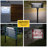 Brighticonic Solar Sign Lights: Illuminate Advertising and Real Estate, BICSSL-01 Brighticonic