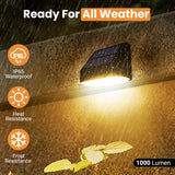 Small Solar Outdoor Light 1000Lumens BICSWL-11 Brighticonic