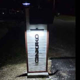 Solar Address Sign Number LED Light ‎BICSSL-01H Brighticonic