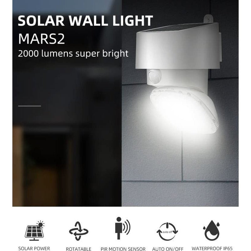 Solar Flood Lights Outdoor Motion Sensor - BICSWL-12 Brighticonic