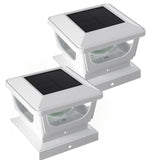 Solar Post Cap Lights for 3x3, 4X4 Posts - WHITE (2 PACK) BICSGL-12WHT Brighticonic