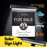 Solar Sign Light Flood Lights  13" BICSSL-02 Brighticonic